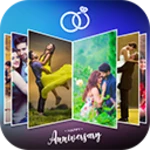 anniversary video maker with music android application logo